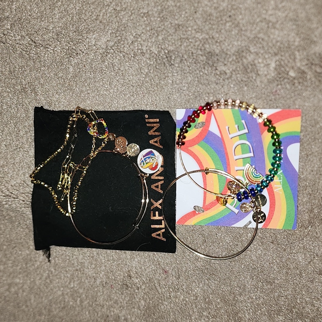 Alex And Ani Pride Set Of 4 Bracelets